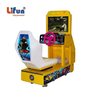 Factory Coin Operated Kinder Autorennen Game Machine Indoor-Unterhaltung Car Arcade Race Game Machine für Kinder