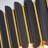 Lustre LED de luxe en cristal K9 doré, moderne et exquis, pour hall d'hôtel, villa, ou foyer, avec douille E14