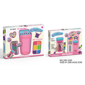 DIY Kids Beaded Bracelet Making Kit, Braiding Weaving <strong>Loom</strong> Toy with Colorful Threads &amp; <strong>Beads</strong>, Educational Craft Gift - Product Image 2