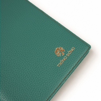 Couverture de carnet A5 en cuir italien véritable avec logo personnalisé, carnet à spirale remplaçable, 200 pages, cadeau d'entreprise, fabricant OEM