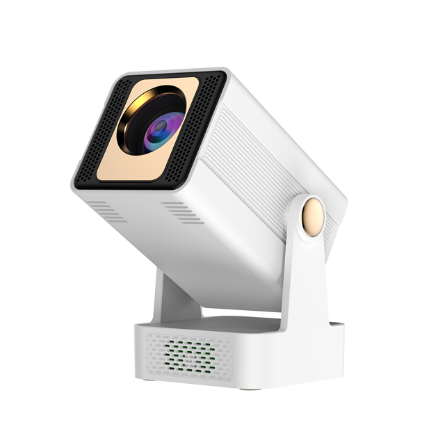 Mini Android Smart LCD Projector Native 720P 200 ANSI Lumens Auto Keystone 8K Video HIFI Sound Portable Home Theater Projector