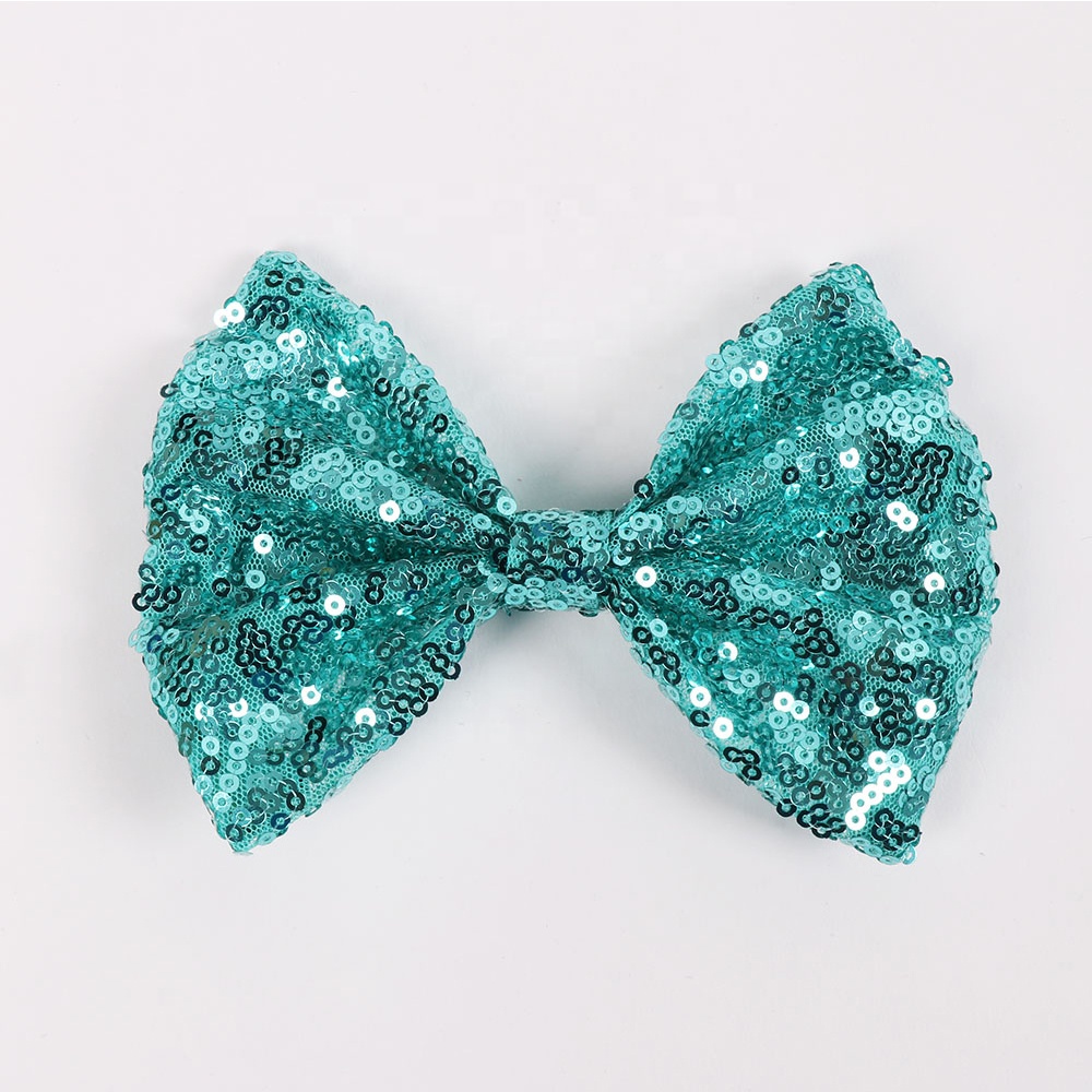 Блестками и бантом заколки для волос для девочек Новогоднее вечернее платье, украшение для волос в стиле школьной формы, носить металлические заколки для волос, подарок на день Святого Валентина
