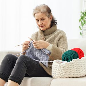 Factory Wholesale 226G for Crochet Cushion Blanket Kennel Chunky Chenille <b>Yarn</b> - Product Image 6