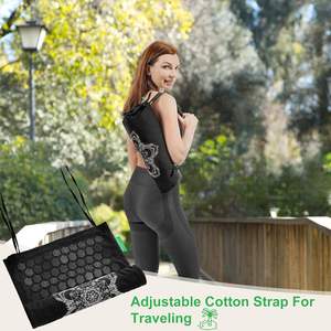 Juego de alfombrillas de acupresión de yoga largas personalizadas, alfombrilla de acupuntura de masaje, alfombrilla grande de acupresión para el cuerpo y almohada para aliviar el dolor de espalda y cuello - Product Image 4