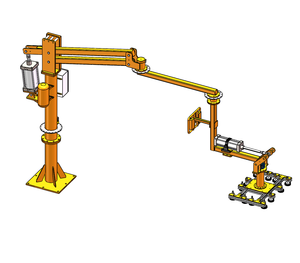 車のドアアセンブリ回転180度傾斜90度空気圧マニピュレータ工業用マニピュレータ - Product Image 4