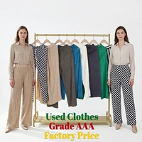 Pantalons Palazzo d'occasion en gros, très demandés, populaires, légers, culottes usagées pour femmes