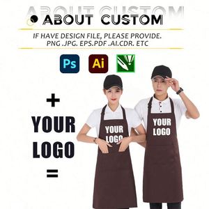 Tablier de cuisine promotionnel unisexe en polyester imperméable personnalisable pour serveurs, avec logo sur mesure - Product Image 3