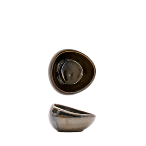 Ciotola inclinata Sahara Dance 10 cm 13 cl, piatto da portata in ceramica per condimenti e salse - Product Image 1
