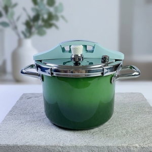 Casserole à pression en acier inoxydable <span class=keywords><strong>pour</strong></span> le marché coréen, avec couvercle facile à ouvrir et à fermer, compatible lave-vaisselle et tous types de plaques de cuisson - Product Image 5