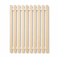 Barre de support de lit verticale Bunkie Board en contreplaqué renforcé, pliable, antidérapante et enveloppée, pour supports de lit jumeau, double, queen et king size