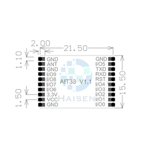 AIt33 AIS Transmitter Mô-đun Navigation Tìm Kiếm Và Cứu Hộ Mạng Định Vị Mob Vệ Tinh Rơi Nước Báo Động Mô-đun - Product Image 3