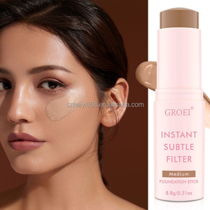 Oem/ODM Matte bảo hiểm đầy đủ kem che khuyết điểm dính Hydrating nền tảng chất lỏng Vegan tàn ác miễn phí trang điểm <span class=keywords><strong>Foundation</strong></span> Stick - Product Image 5