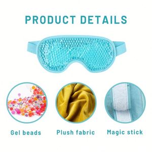 Máscara de Gel Reutilizable Fría y Caliente para Ojos con Perlas de Gel, Antiarrugas, Elimina las Ojeras, Hidratante, Calmante y Alivia el Estrés - Product Image 6