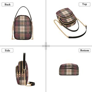 Bolso bandolera acolchado a cuadros al por mayor para mujer, bolso de hombro pequeño - Product Image 2