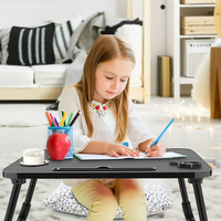 Logo personnalisé coloré respectueux de l'environnement bureau d'ordinateur portable Table d'ordinateur pliable Table d'ordinateur pliable pour le lit