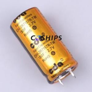 Supercondensateur CHV-2R7157R-TW-S1, composant traversant (THT), condensateur 150F -10%~+30% 2.7V 400uA@72hrs - Product Image 1