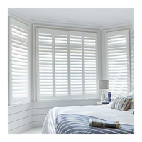 OEM et ODM acceptés maison moderne design incurvé grand composant de volet en aluminium cadre de fenêtre à battant persienne