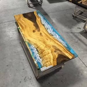 2019 speciale in legno massello con tavolo <span class=keywords><strong>da</strong></span> pranzo in resina lastra di resina tavolino - Product Image 3