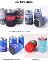 Faible MOQ/OEM, Manchons isothermes en mousse pour canettes et bouteilles de bière de 12 oz, personnalisables avec logo, pour sublimation