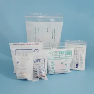 Упаковка для лекарств, герметичный пакет для таблеток, пластиковый небольшой медицинский пакет, пластиковый пакет для таблеток с застежкой-молнией
