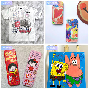 दोहरी टिप ऐक्रेलिक पेंट पेन सेट 3 टिप्स सेट करें रॉक पेंटिंग लकड़ी के कैनवास कपड़े ग्लास प्लास्टी के लिए - Product Image 6