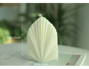 Múltiples velas <span class=keywords><strong>de</strong></span> aromaterapia <span class=keywords><strong>de</strong></span> Arte <span class=keywords><strong>de</strong></span> estilo nórdico hechas a mano líneas blancas vela creativa geométrica - Product Image 2