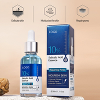Essence d'acide salicylique de marque privée XM OEM ODM réparation des pores nourrit la peau améliore la matité et maintient la stabilité sérum
