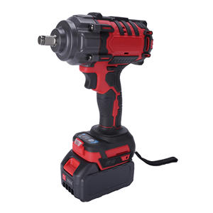 Clé à chocs sans fil puissante 18V, couple de 800 N.m, vitesse à vide de 1600 tr/min, fréquence d'impact, moteur sans balais, entraînement 1/2, bricolage, acier inoxydable - Product Image 1