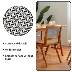 Rouleau de rotin synthétique en plastique de couleur mélangée, durable, fibre synthétique fine, maille ouverte, rotin en plastique PE, matériau plastique pour meubles - Product Image 3