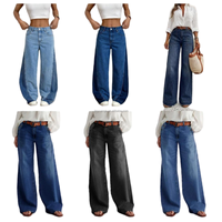 Jean slim déchiré en dentelle, taille haute élastique, pantalon en satin imperméable, style rétro pour femme