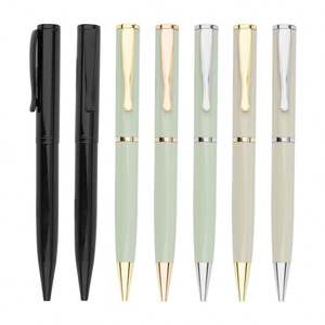 Nuevo Bolígrafo de Metal de Lujo Colorido con Logotipo Personalizado, Bolígrafo Retráctil para Regalos Corporativos y Uso en la Oficina - Product Image 1