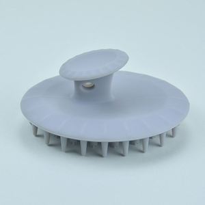 Silicone Shampoo <b>Brush</b> with Oval Design Cross-Border New Baby Supplies for Scalp Massage - Product Image 2