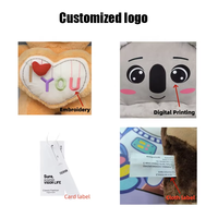 Juguetes de Peluche Personalizados con Relleno de Algodón PP, Proveedor OEM, Lindos Llaveros de Peluche con Forma de Croissant, Transforma Tu Diseño