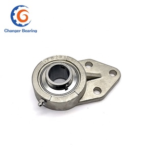 SUCFB205 206 207 SUCFB207-20 usw., Edelstahl mit <span class=keywords><strong>3</strong></span> Bolzen Flansch Steh lager Kugellager - Product Image 3