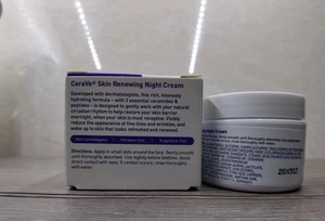 Crème de nuit <span class=keywords><strong>CeraVe</strong></span>, niacinamide, complexe de peptides et acide hyaluronique, hydratant pour le <span class=keywords><strong>visage</strong></span> - Product Image 3