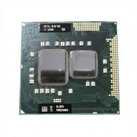 Untuk CPU Core I7 620m 4M/2.66GHz/3333MHz Dual-Core 32nm Socket 940 untuk Laptop HM57 HM55 Kompatibel Bekas Gratis Ongkir