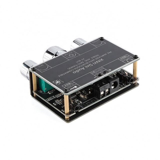 NewRJ XY-BDT BT 5.1 Decoder Board Two-channel Stereo High-low Tone Front Stage Module AUX Power Amplifier Speaker Audio