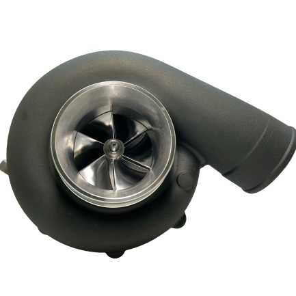 Турбокомпрессор 7875C-96-9 с 6 + 6 колесами A/R.75, черный корпус компрессора A/R.96, корпус турбины