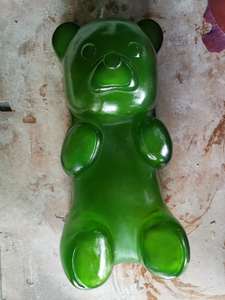 Store Promotional Visual Merchandising Transparent Resin <strong>Gummy</strong> <strong>Bear</strong> <strong>Statue</strong> - Product Image 3