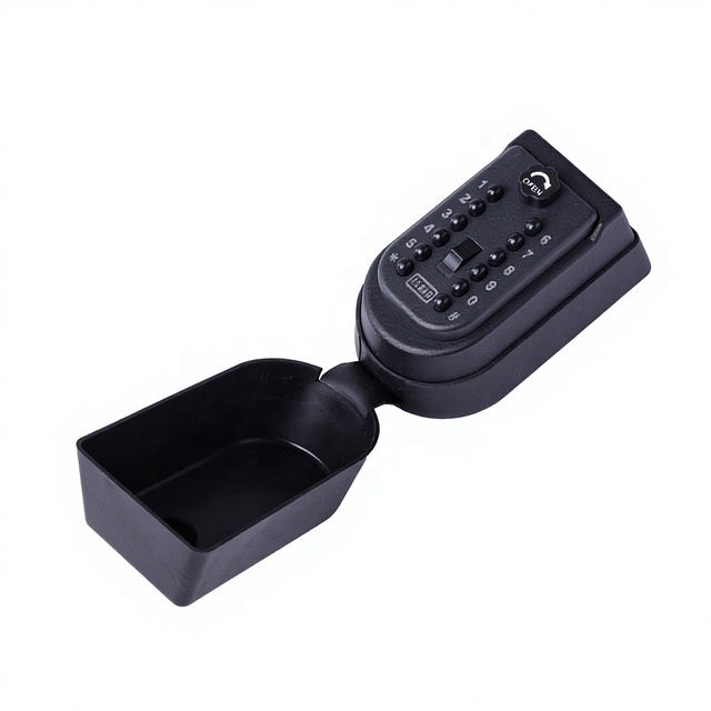 Large Capacity Key Lock Storage Safe Box Aluminum Alloy Wall Mount Waterproof Cover