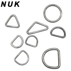 Wholesale 6mm Stainless Steel 316 Welded O Ring   D Ring   Triangle Ring