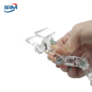 Rõ ràng đa Doanh <span class=keywords><strong>ABS</strong></span> nhựa bán lẻ Pop Clip uốn cong dấu hiệu cánh tay chủ sở hữu kẹp kẹp an toàn dễ dàng cài đặt cho cửa hàng khuyến mãi - Product Image 5