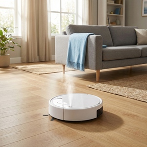 เครื่องดูดฝุ่นหุ่นยนต์อัจฉริยะอัตโนมัติแบบชาร์จไฟได้ เครื่องทำความสะอาดบ้าน เครื่องใช้ไฟฟ้าในครัวเรือน - Product Image 1
