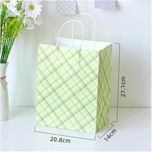 Bolsas de regalo de papel Kraft marrón pequeñas impresas personalizadas Bolsas de papel Kraft para bodas, fiestas, exposiciones, supermercados - Product Image 6