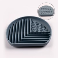 Tapis de léchage éco-responsable à alimentation lente et puzzle pour chiens, chats et petits animaux – Assiette anti-ennui