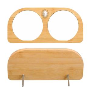 Marco de Fotos de Bambú Doble para Sublimación, Panel de Fotos Personalizable Creativo, Transferencia de Calor para Decoración del Hogar y la Oficina - Product Image 5