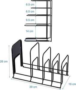 <span class=keywords><strong>Toplife</strong></span> Heavy Duty Pan Organizer 5 Tier Pot et Pan Organisateur Rack - Product Image 2