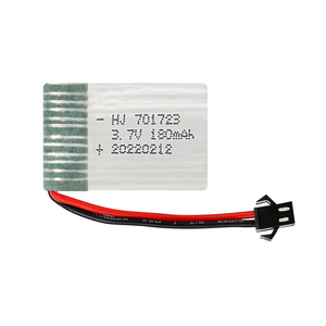 Fabrieks 3.7V 180mAh Lithium Polymeer Batterijcel voor RC Speelgoed Modelvliegtuigen & Metalen Helikopters OEM Aangepaste Service - Product Image 1