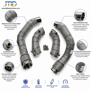 Tuberías de Escape Turbo de Alto Rendimiento con Protección Térmica para <span class=keywords><strong>BMW</strong></span> F90 M5 S63 4.4T 2018+, Barrera Térmica Avanzada, Juego de Tuberías de Competición - Product Image 2