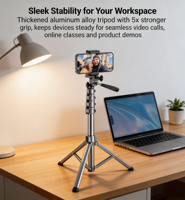Nuevo Trípode Universal Antivibración para Selfies 2026, Soporte Extensible con Control Remoto Inalámbrico para Vlogging y Transmisión en Vivo para iPhone y Android